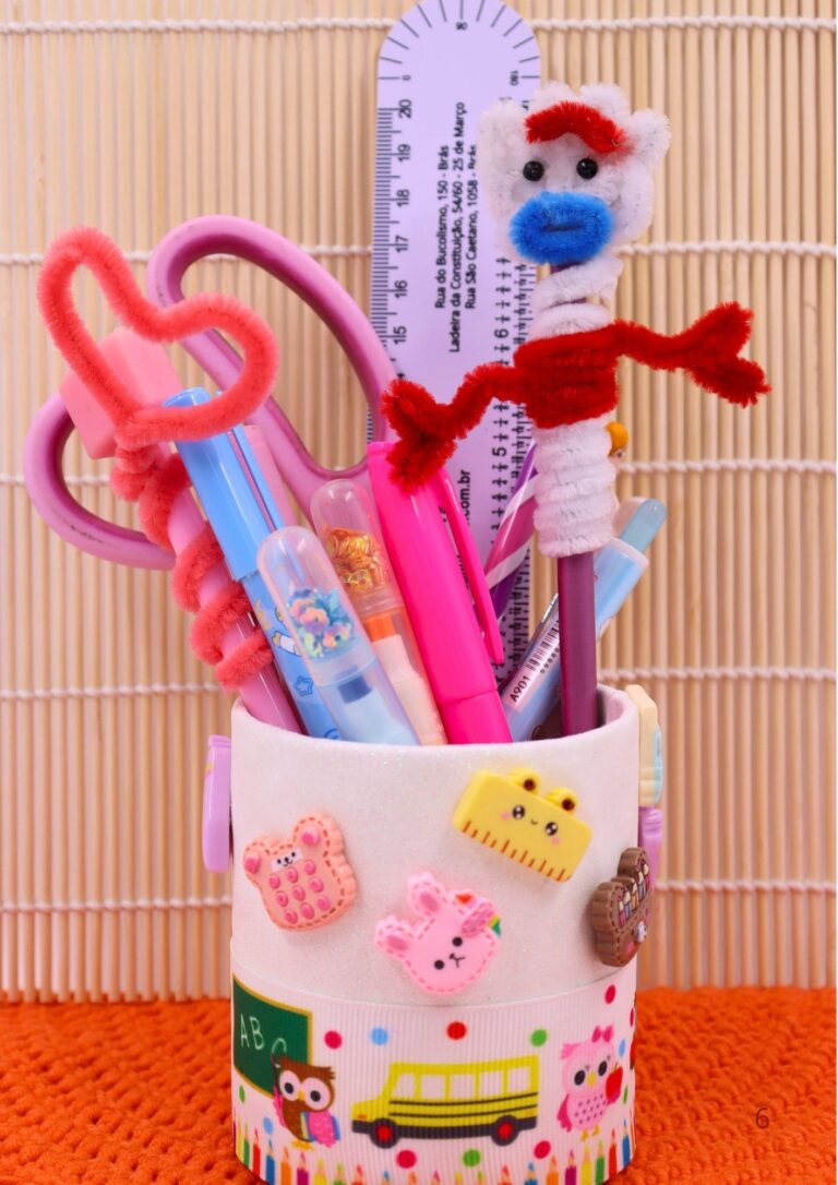 porta lápis customizado