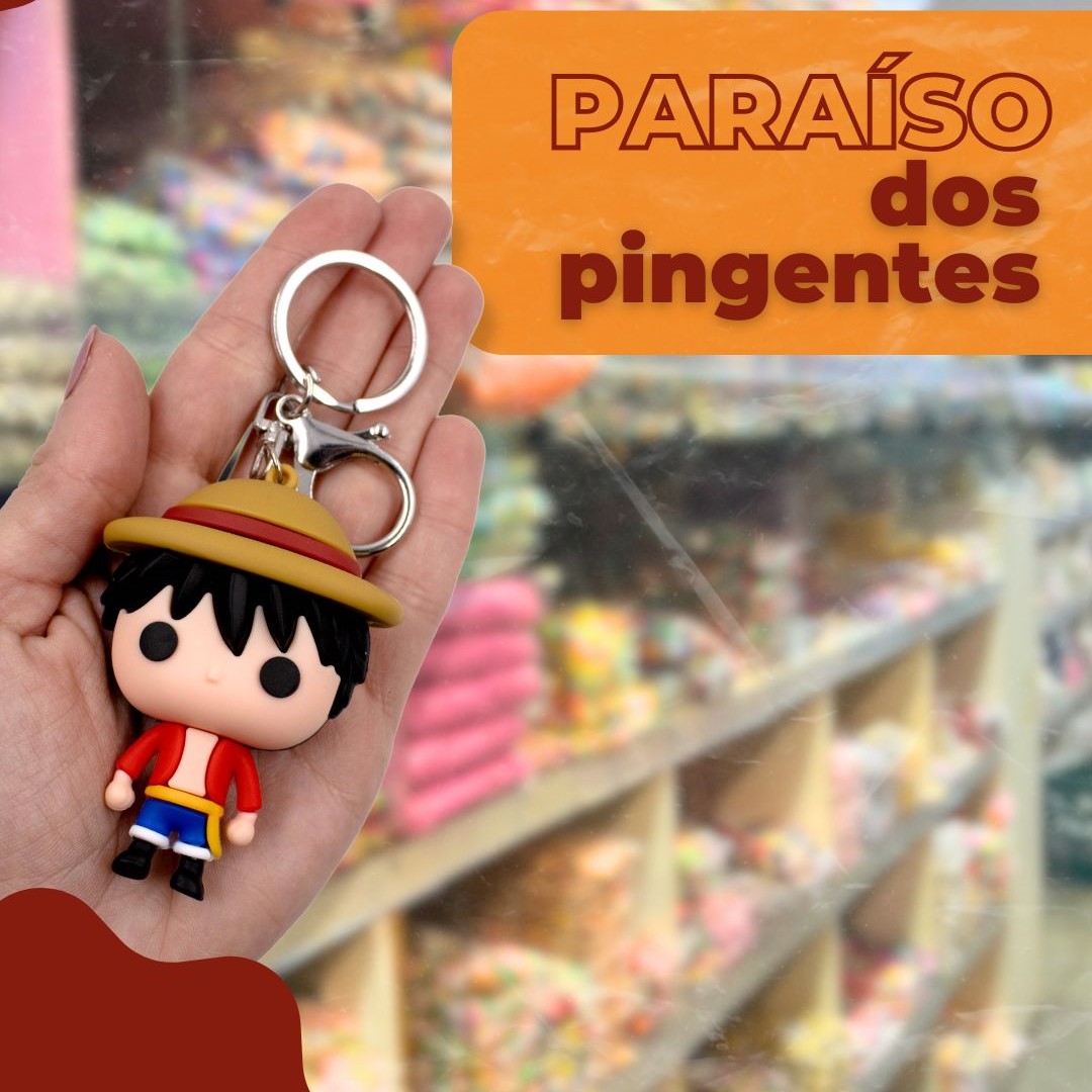 Geek: chaveiro one piece