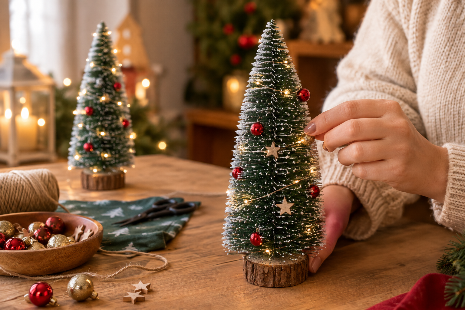 Mini árvore de Natal como fazer, decorar e vender